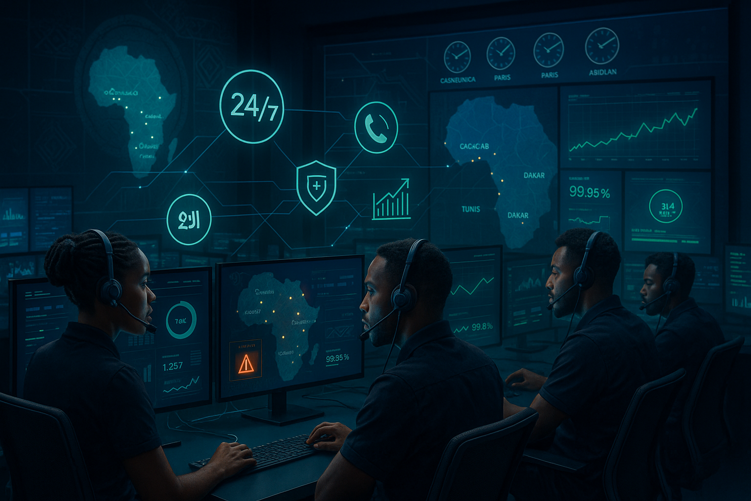24/7 Managed IT Excellence Center