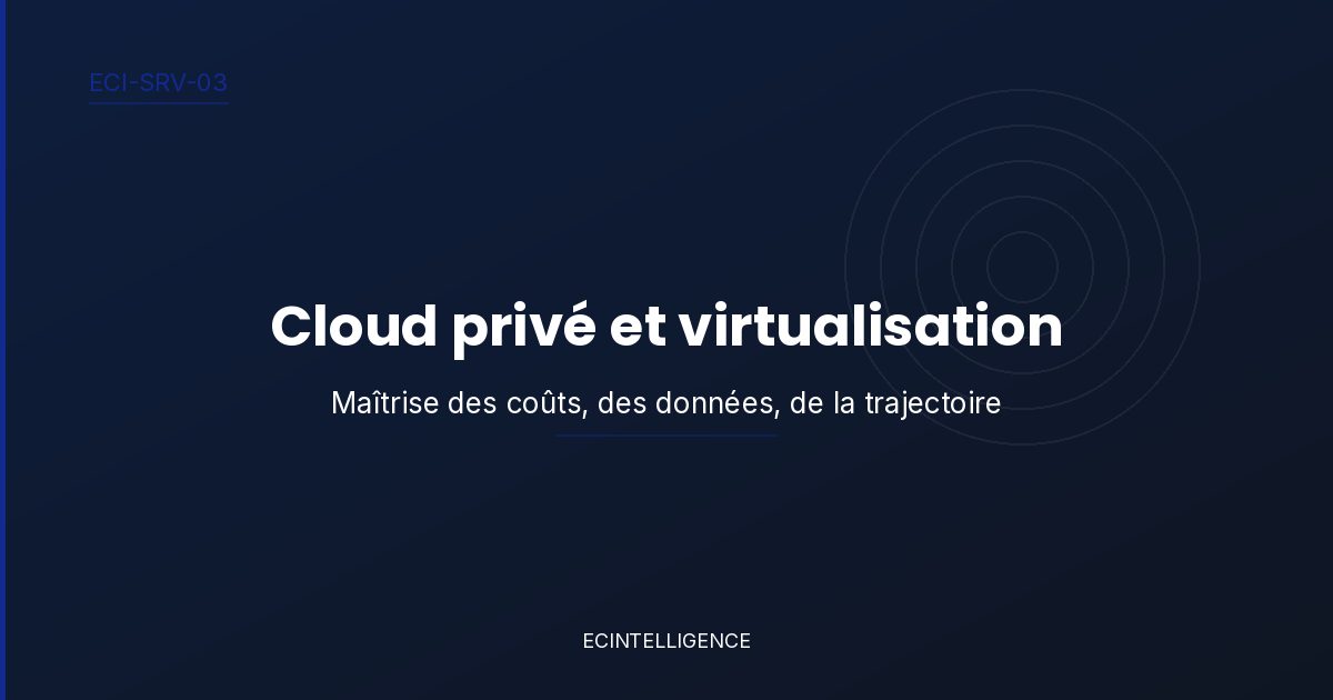 Cloud privé et virtualisation