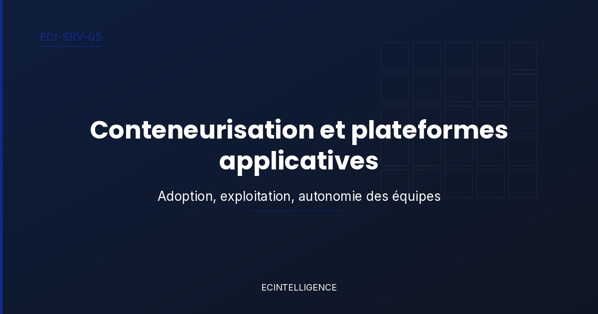 Containerisation and application platforms